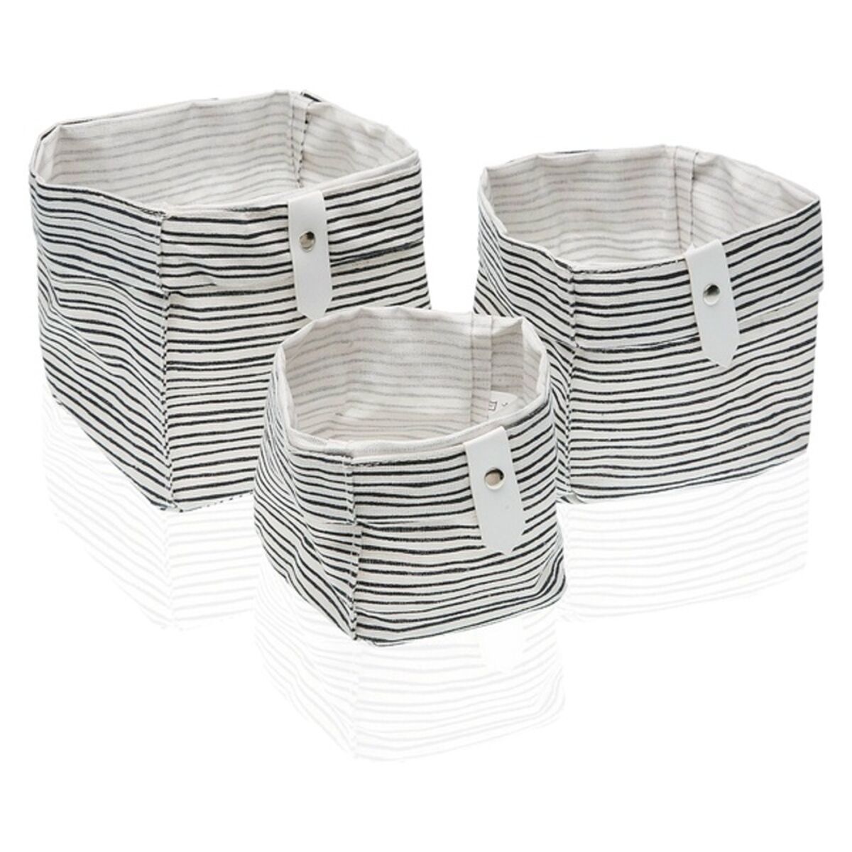 Juego de Cestas Versa 10 x 10 x 10 cm 14 x 14 x 14 cm 12 x 12 x 12 cm