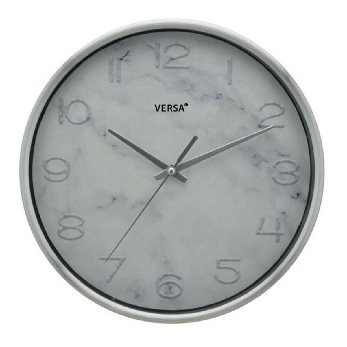 Reloj de Pared Versa Aluminio Casual 4,2 x 25,2 cm