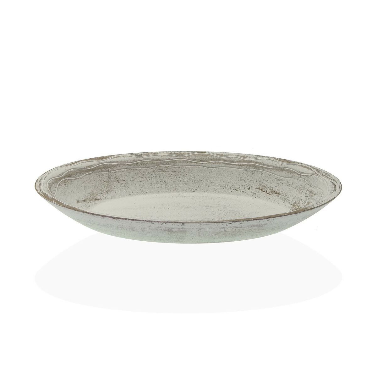 Centro de Mesa Versa Blanco Madera MDF 17,5 x 9 x 35 cm