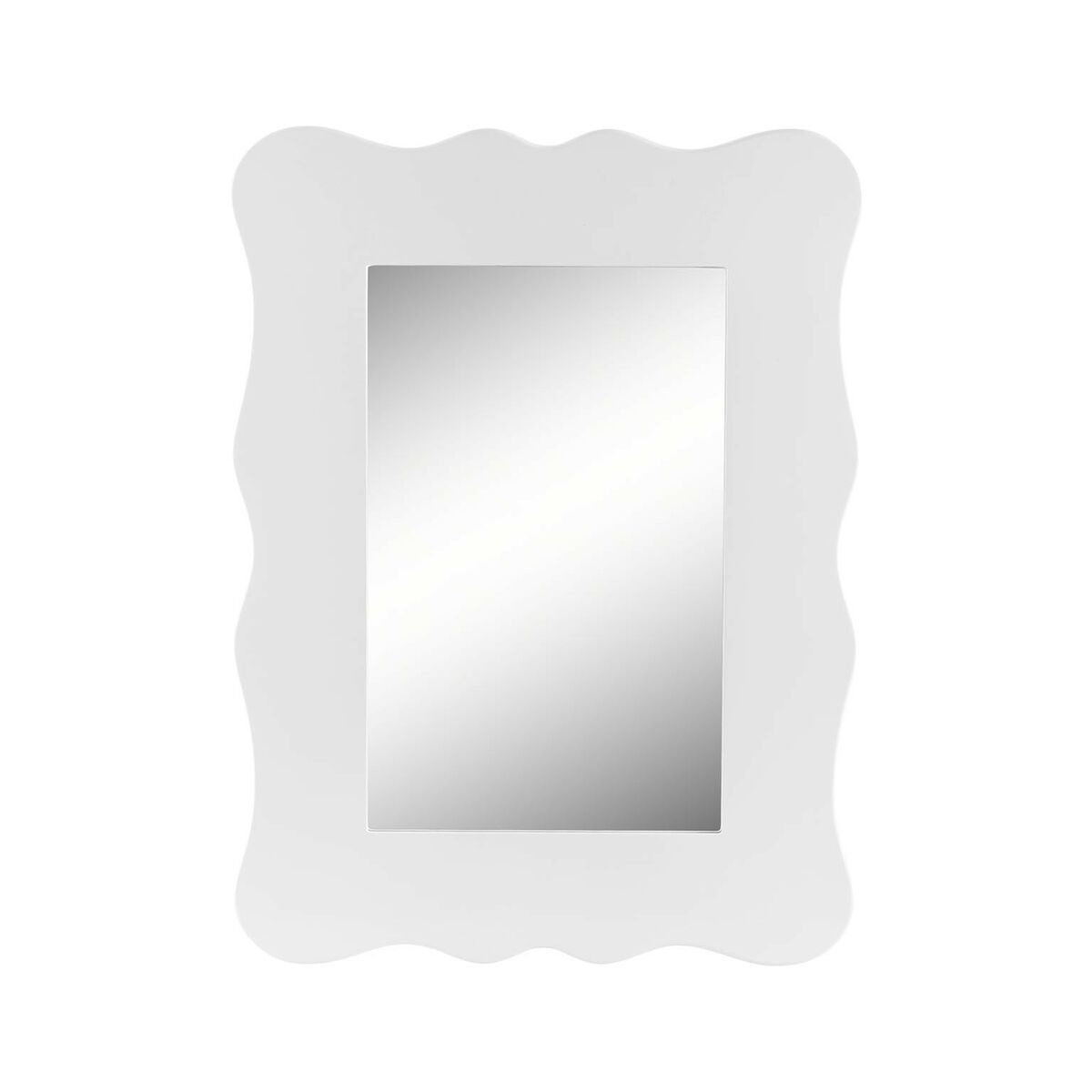 Espejo de pared Versa CAGLIARI Blanco Fusion 2 x 80 x 60 cm