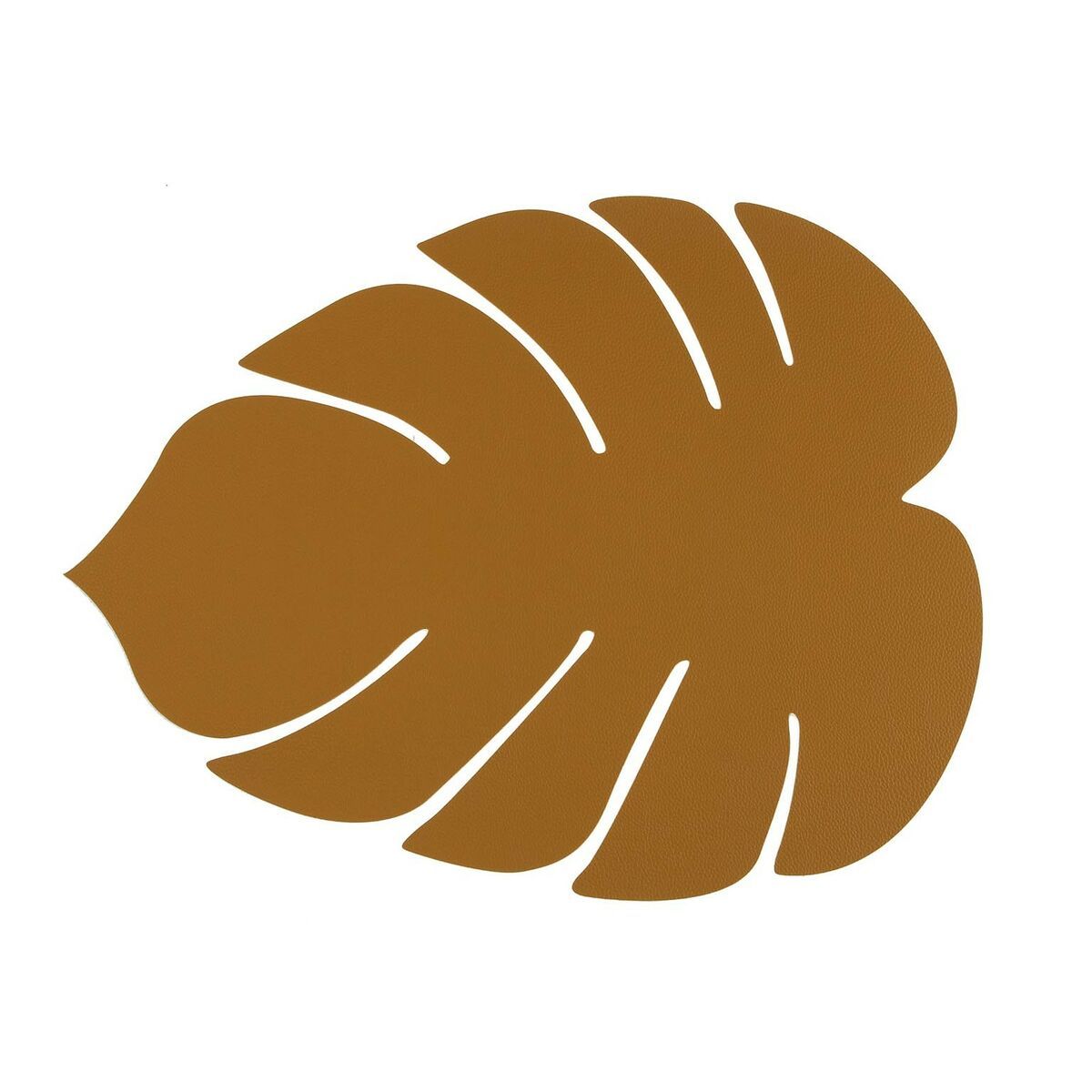 Salvamantel Versa Hoja de planta Mostaza 35 x 44,5 cm
