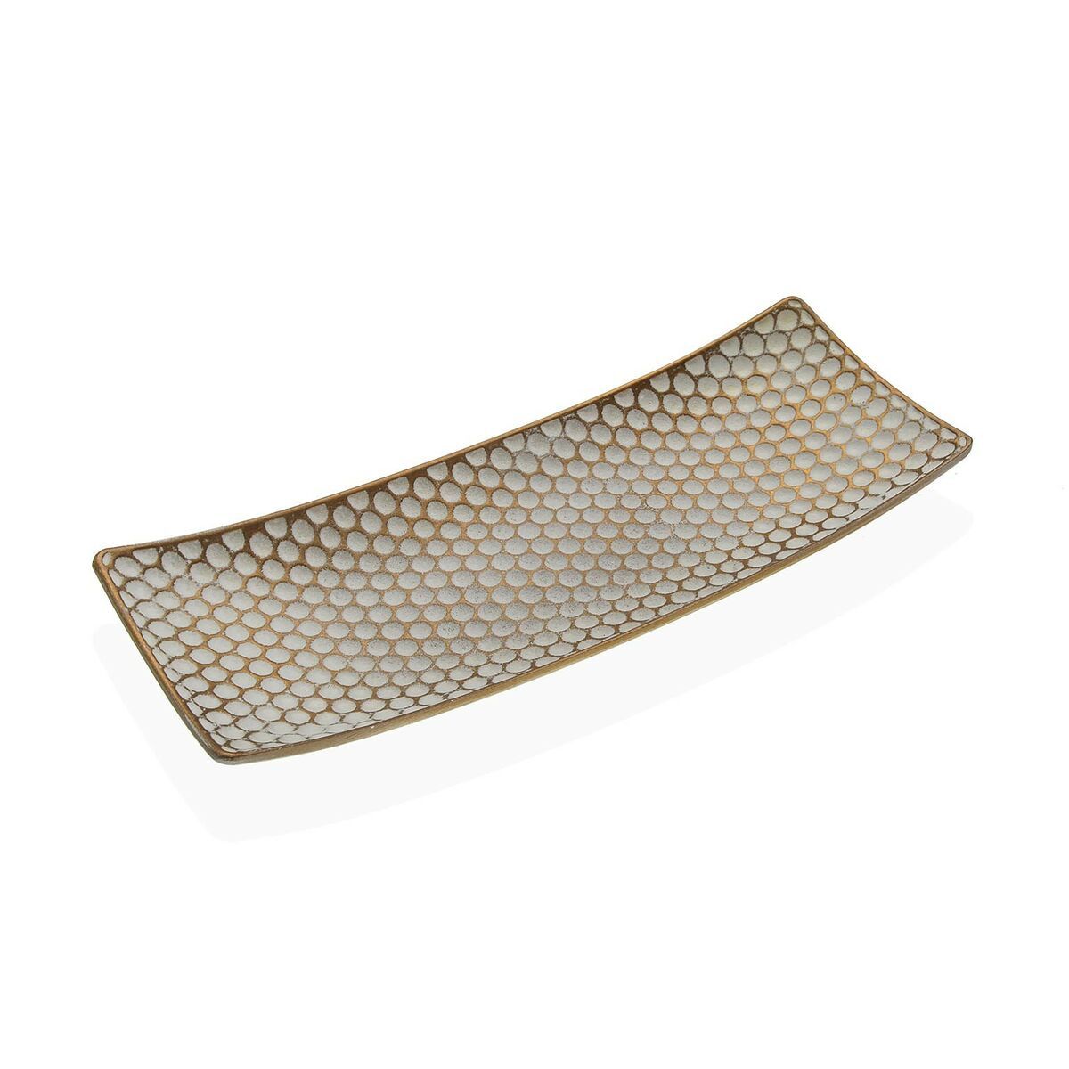 Centro de Mesa Versa Marrón Madera MDF 13 x 3 x 34 cm