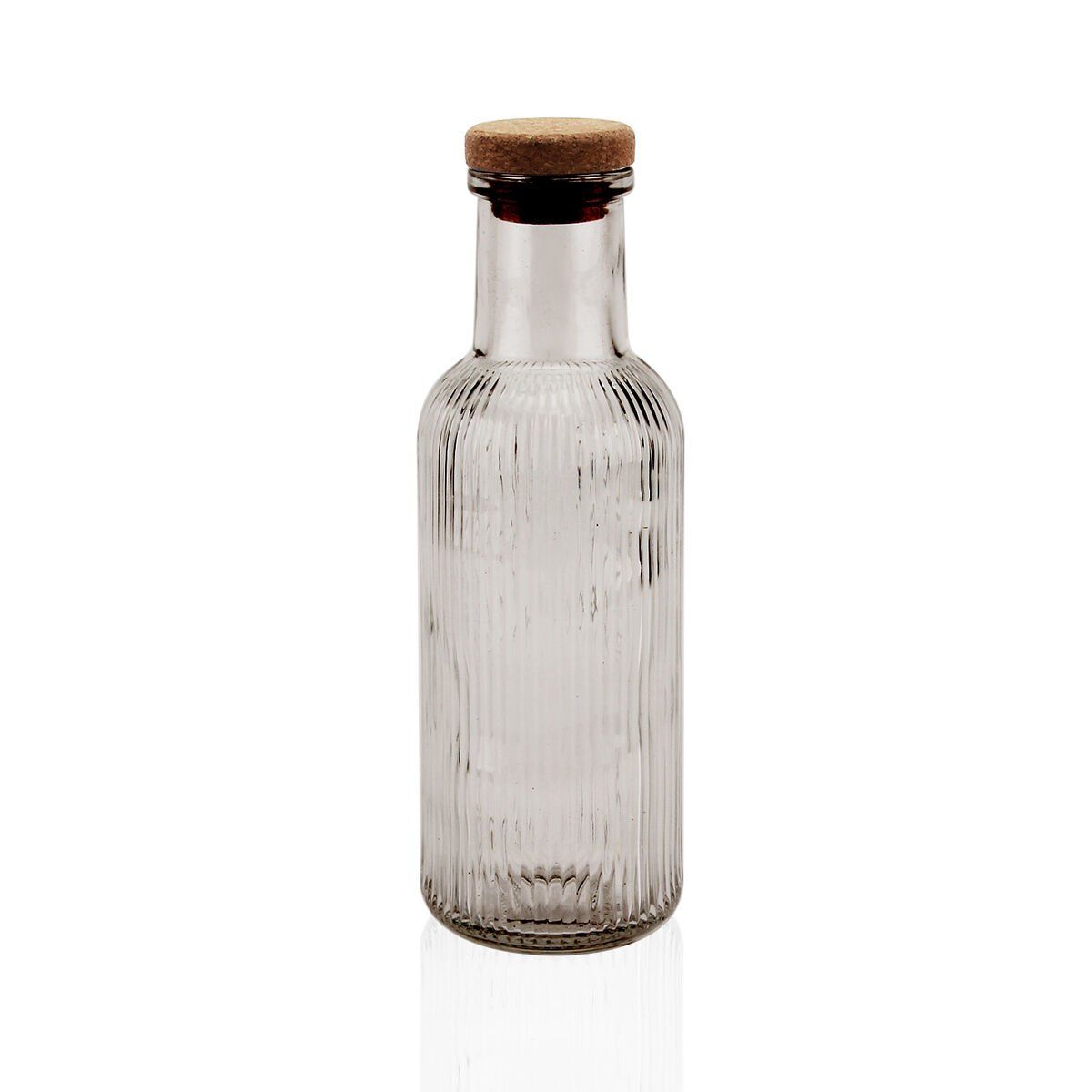 Botella de Agua Versa Gris Vidrio 1 L 8,7 x 27,8 x 8,7 cm