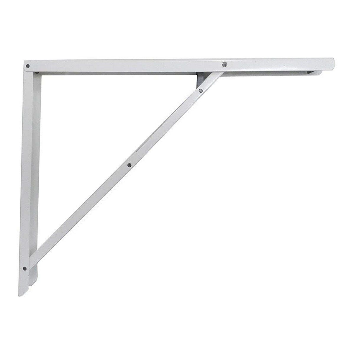Escuadra de ángulo Fepre Blanco Acero 40 x 52 cm Plegable Abatible