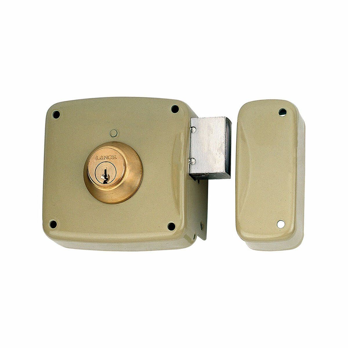 Cerradura de sobreponer Lince 5124a-95124ahe12d Acero Derecha 120 mm Sobreponer