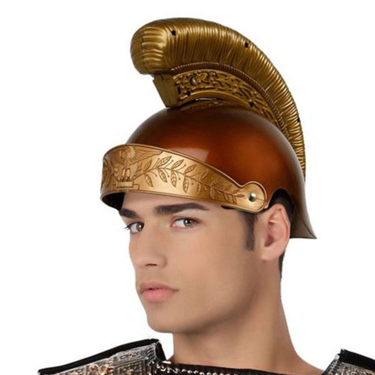 Casco Romano Soldado legionario Dorado