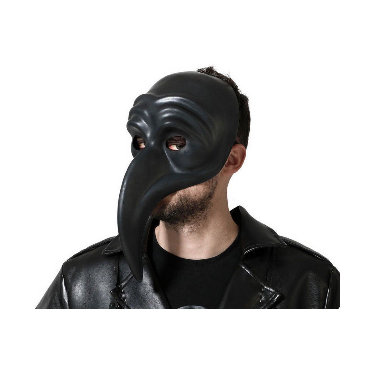 Máscara Halloween Médico Negro