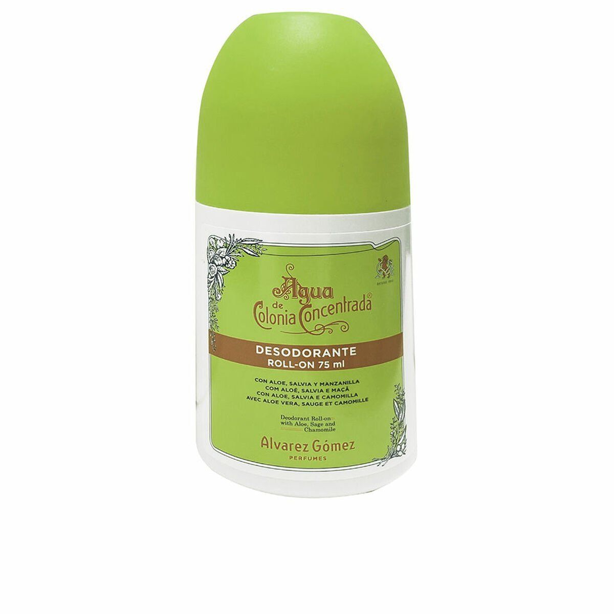 Desodorante Roll-On Alvarez Gomez Agua de Colonia Concentrada Eau Fraîche 75 ml