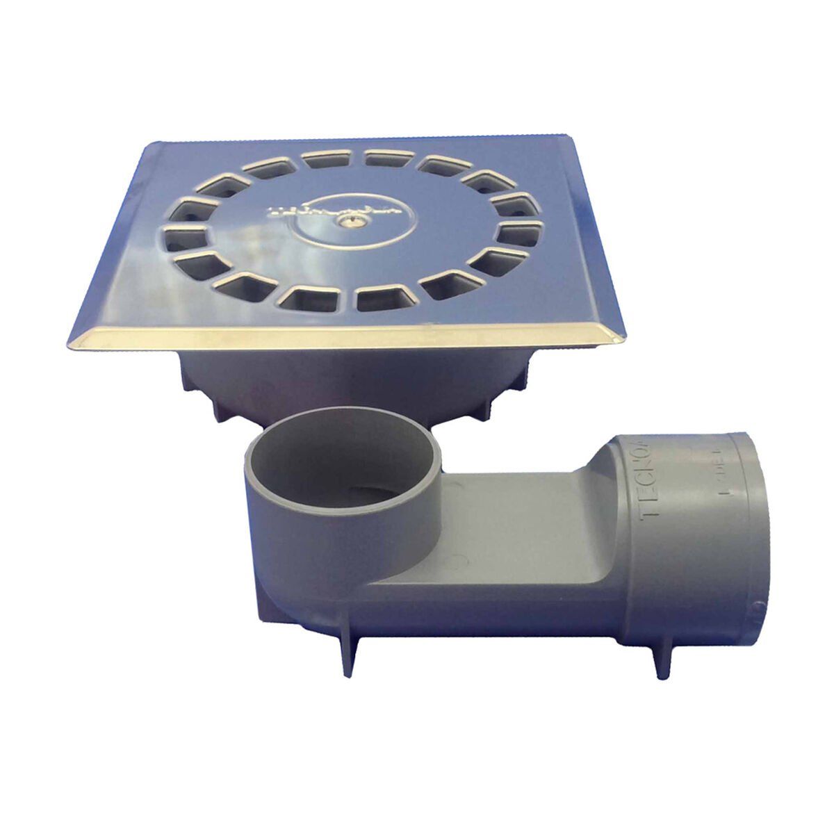 Sumidero Tecnoagua T-88 VHI PVC Acero Inoxidable 16,5 x 16,5 x 5 cm Ø 5 cm