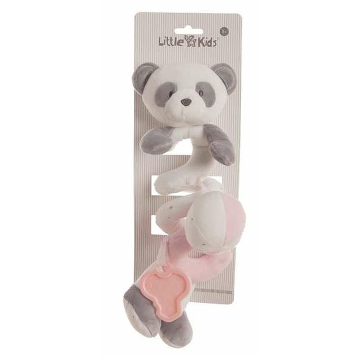 Espiral de Actividades 25 cm Oso Panda Rosa