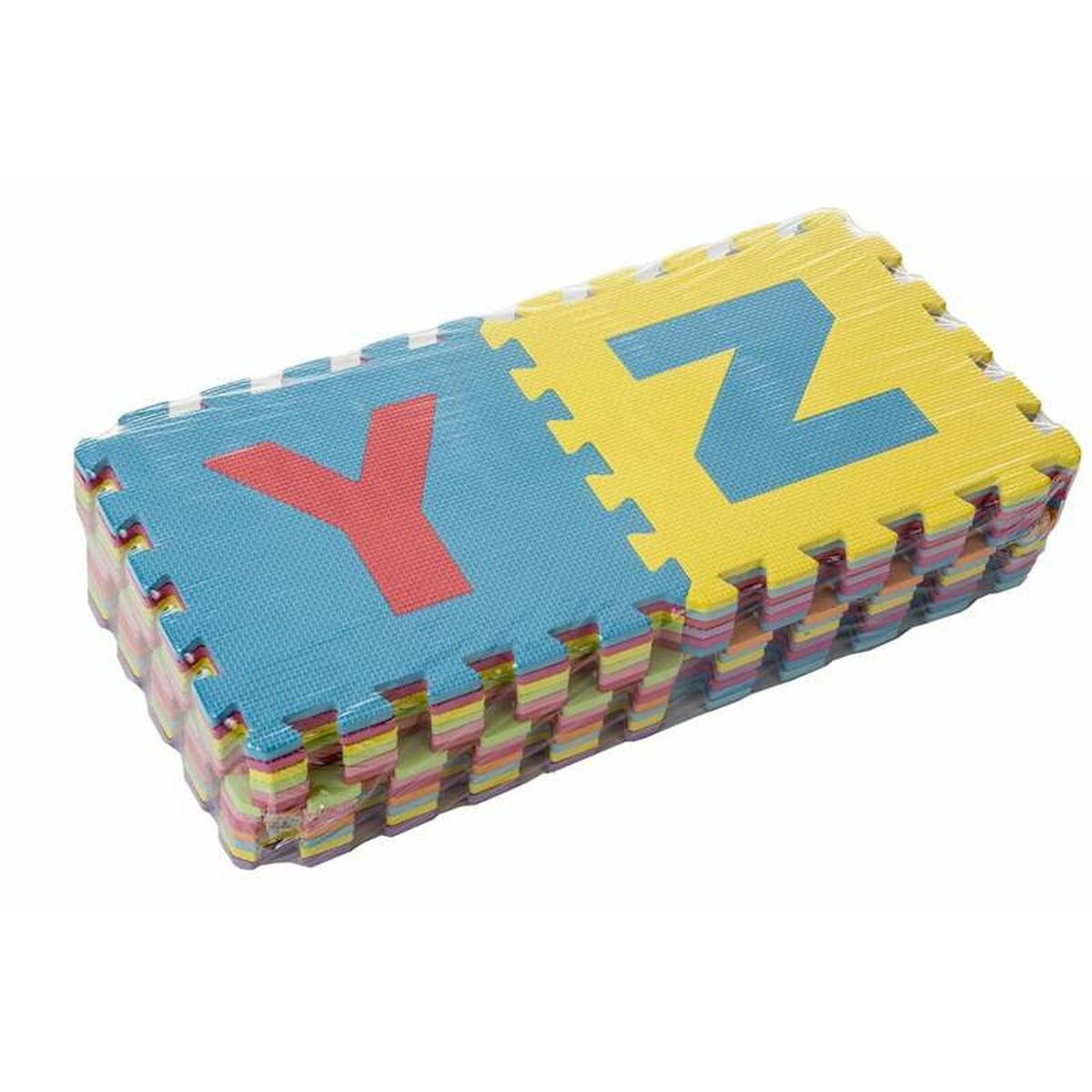 Alfombra de Puzzle Poliéster 32 x 32 x 1 cm Abecedario 26 Piezas