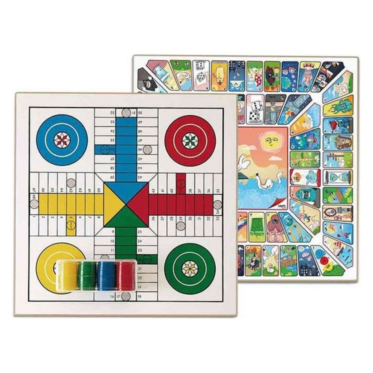 Tablero de Parchís y Oca Cayro T-131/A 33 x 33 cm