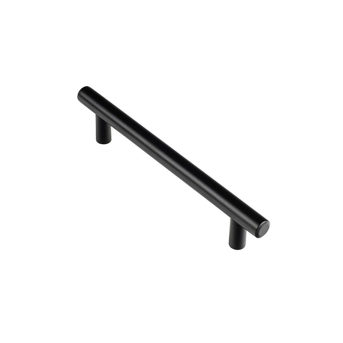Tirador Rei 891h Negro Acero Inoxidable 4 Piezas