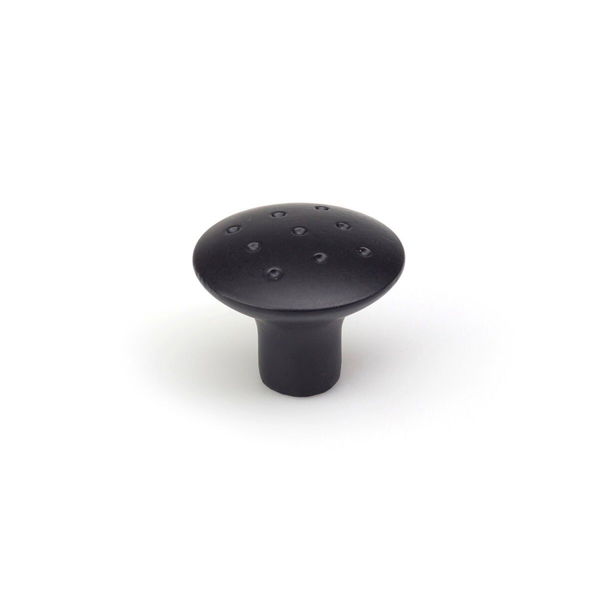Pomo Rei e774g Negro Metal Ø 35 x 29 mm (2 Unidades)