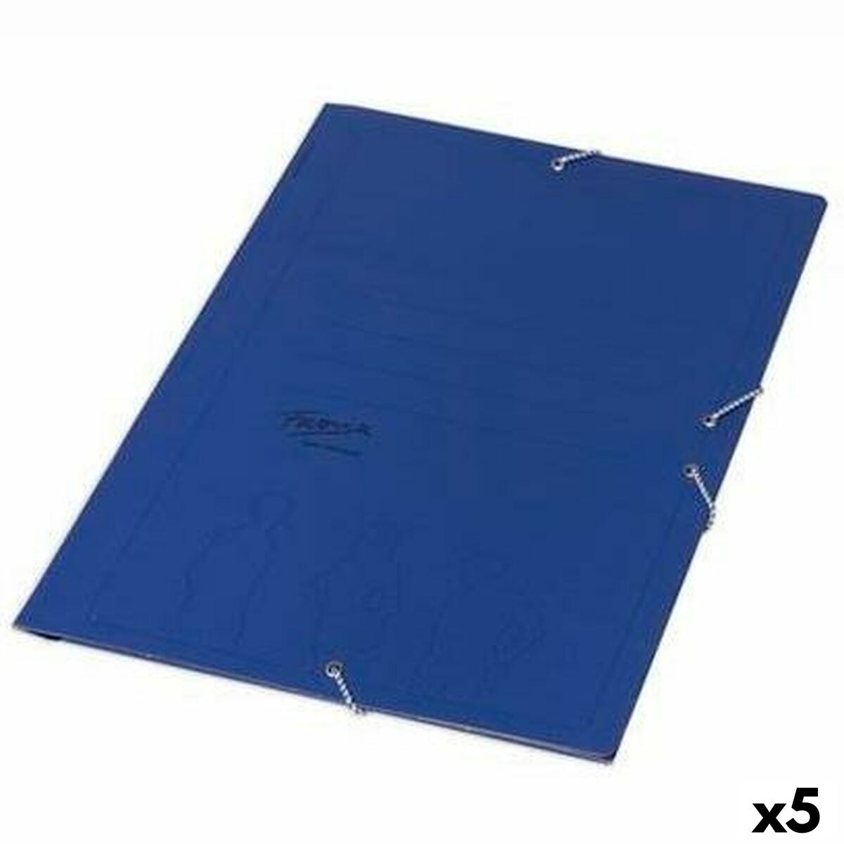 Portadocumentos Fabrisa Azul Folio 5 Piezas 25 Piezas (5 Unidades)