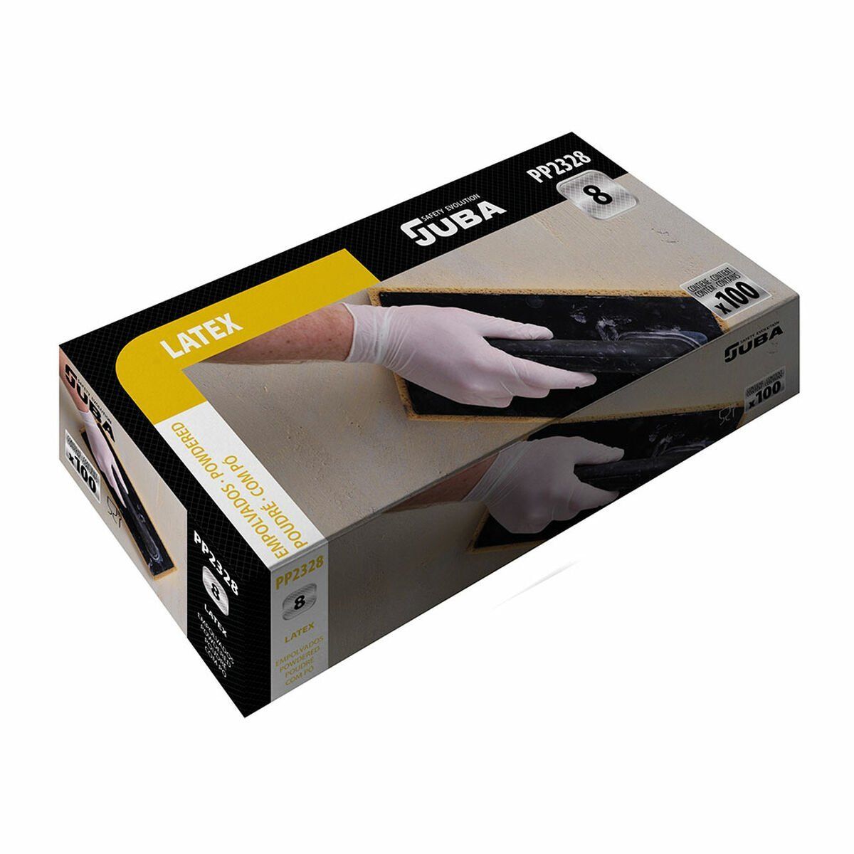 Guantes Desechables JUBA En polvo Caja (100 Unidades)