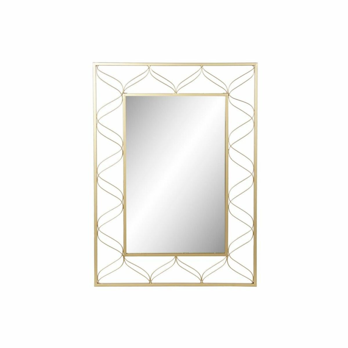 Espejo de pared DKD Home Decor Dorado 70,5 x 2 x 98 cm