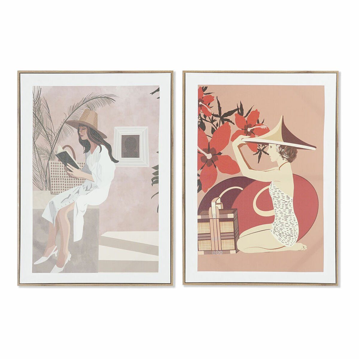 Lienzo DKD Home Decor Lienzo Madera MDF 50 x 3 x 70 cm