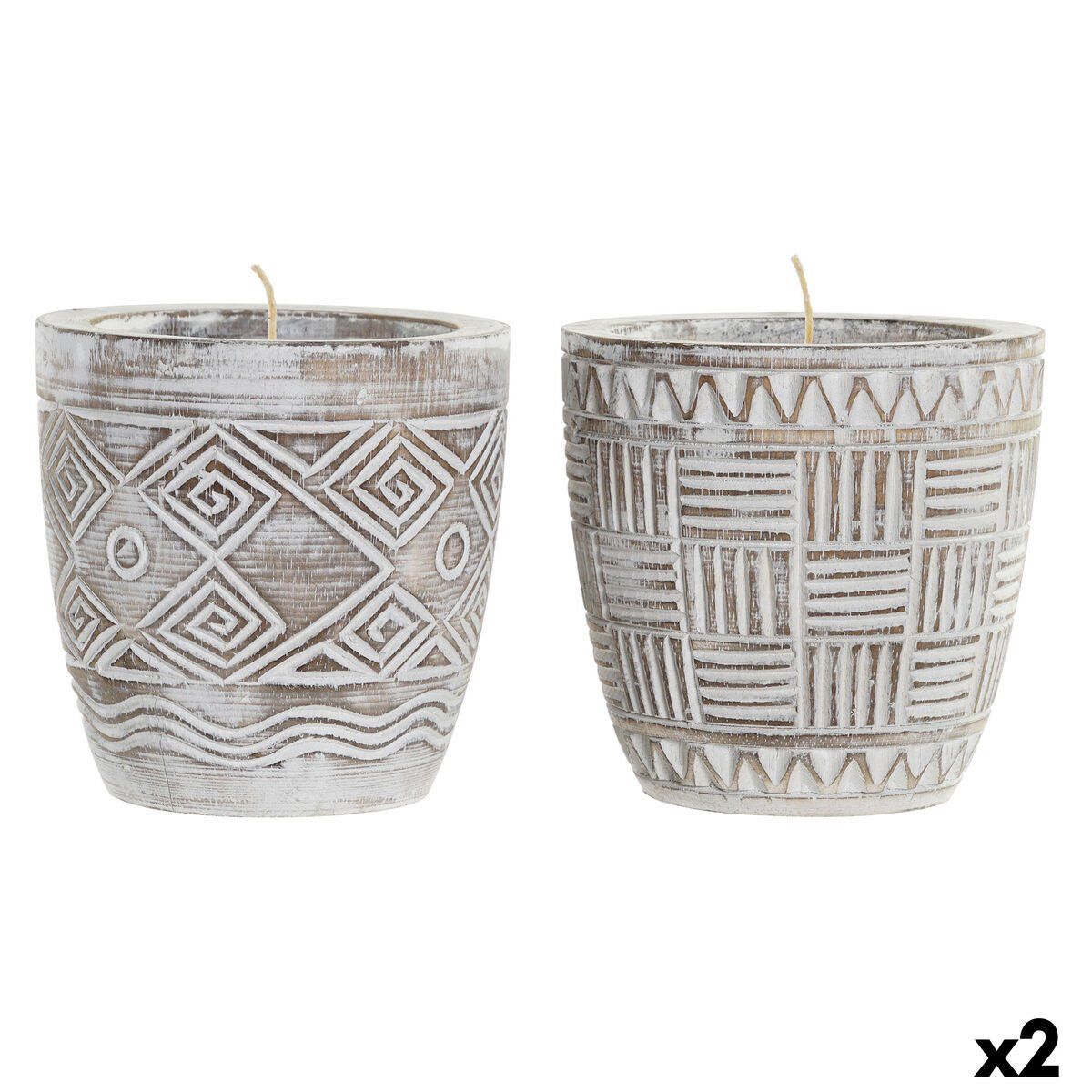 Vela DKD Home Decor Cera (2 Unidades)
