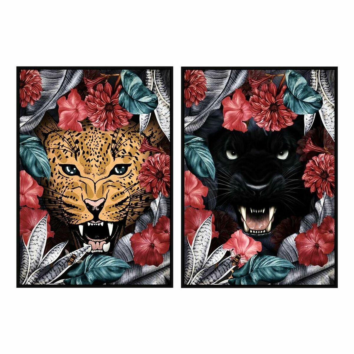 Cuadro DKD Home Decor Poliestireno 53 x 4,3 x 73 cm