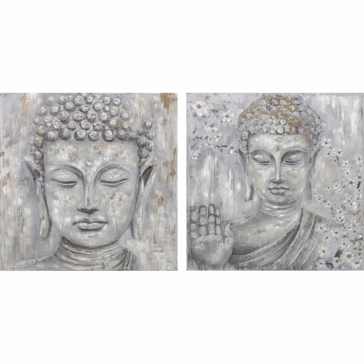 Lienzo DKD Home Decor Pino Lienzo 100 x 2,4 x 100 cm