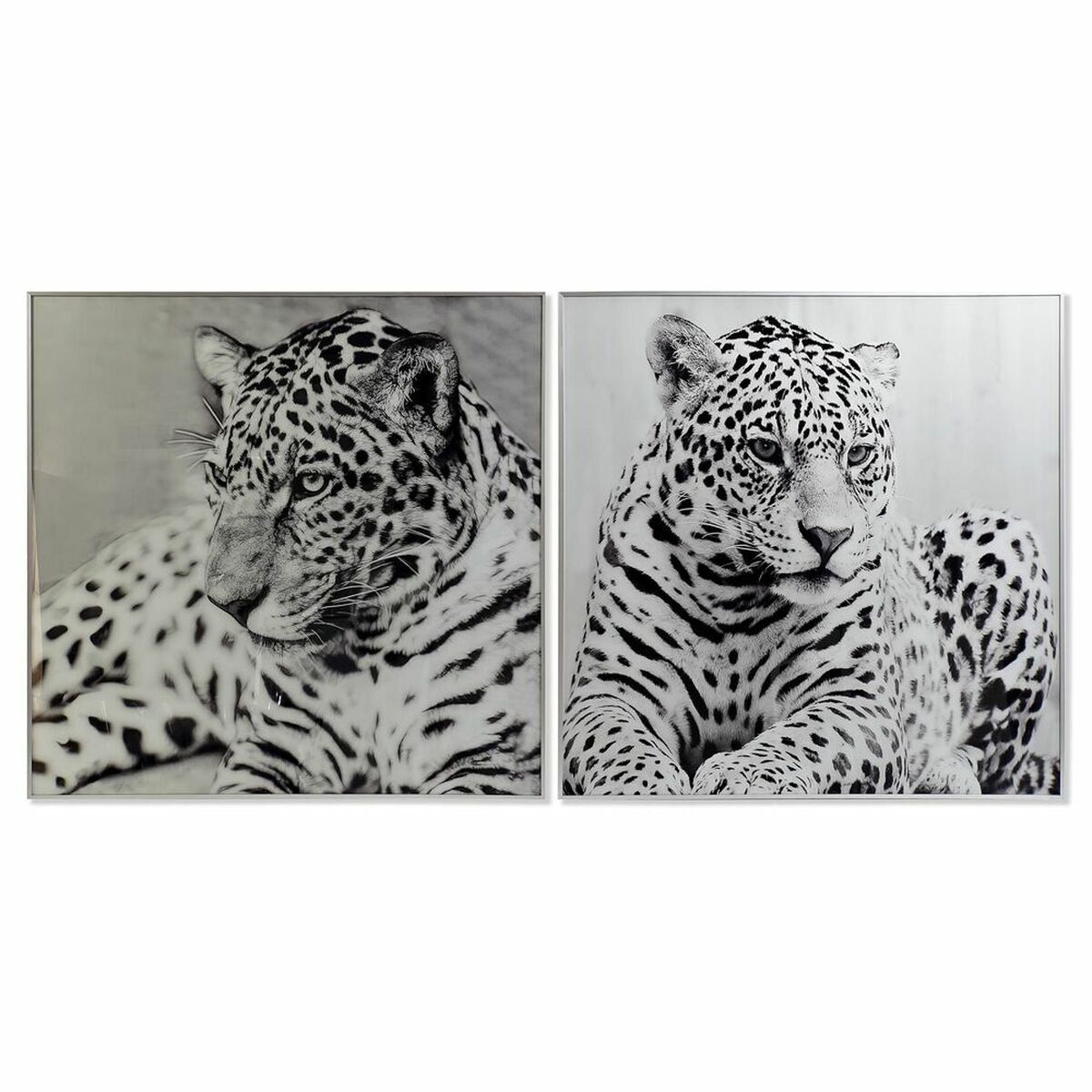 Cuadro DKD Home Decor Aluminio Cristal 100 x 2,5 x 100 cm