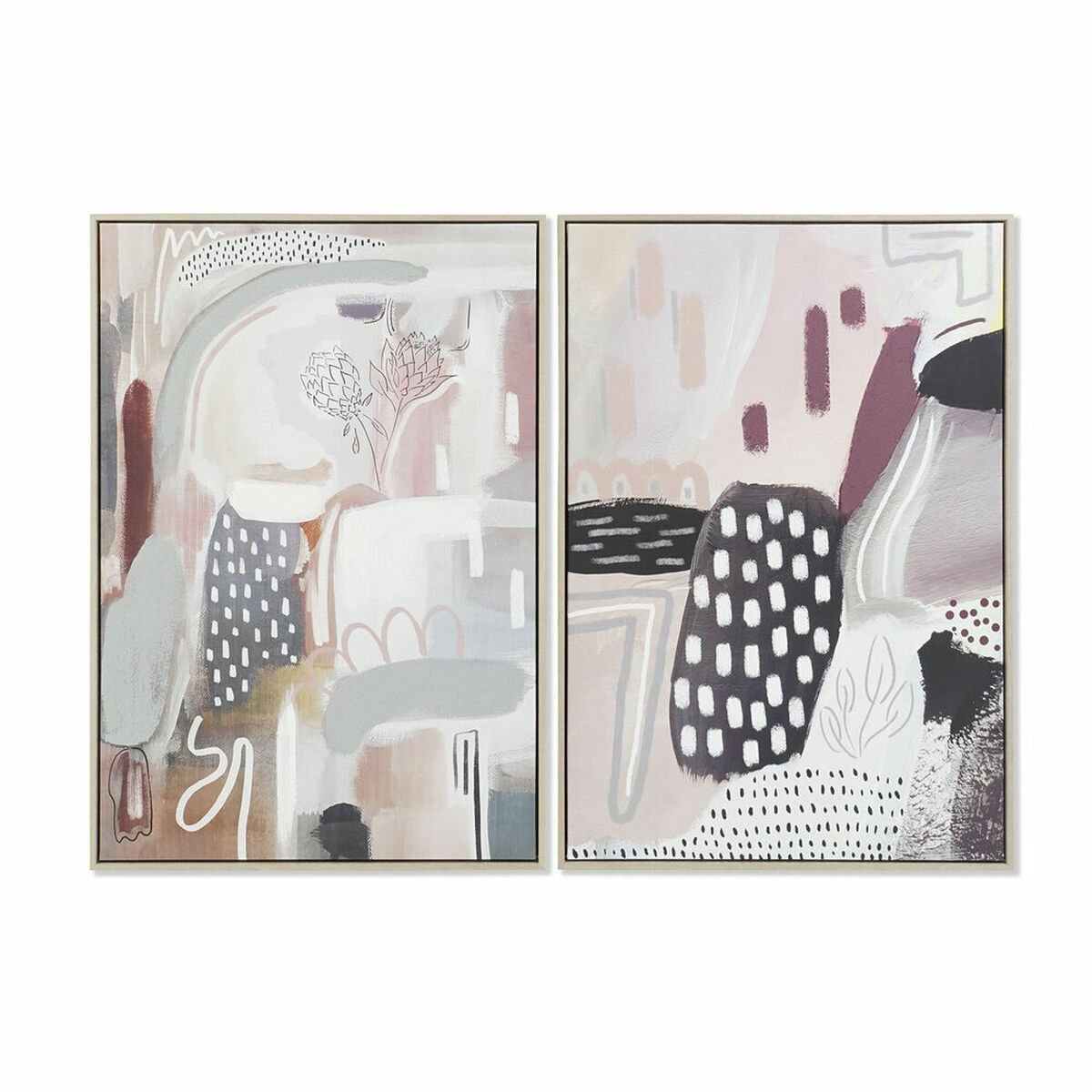 Lienzo DKD Home Decor Poliestireno Lienzo 63 x 4,5 x 93 cm