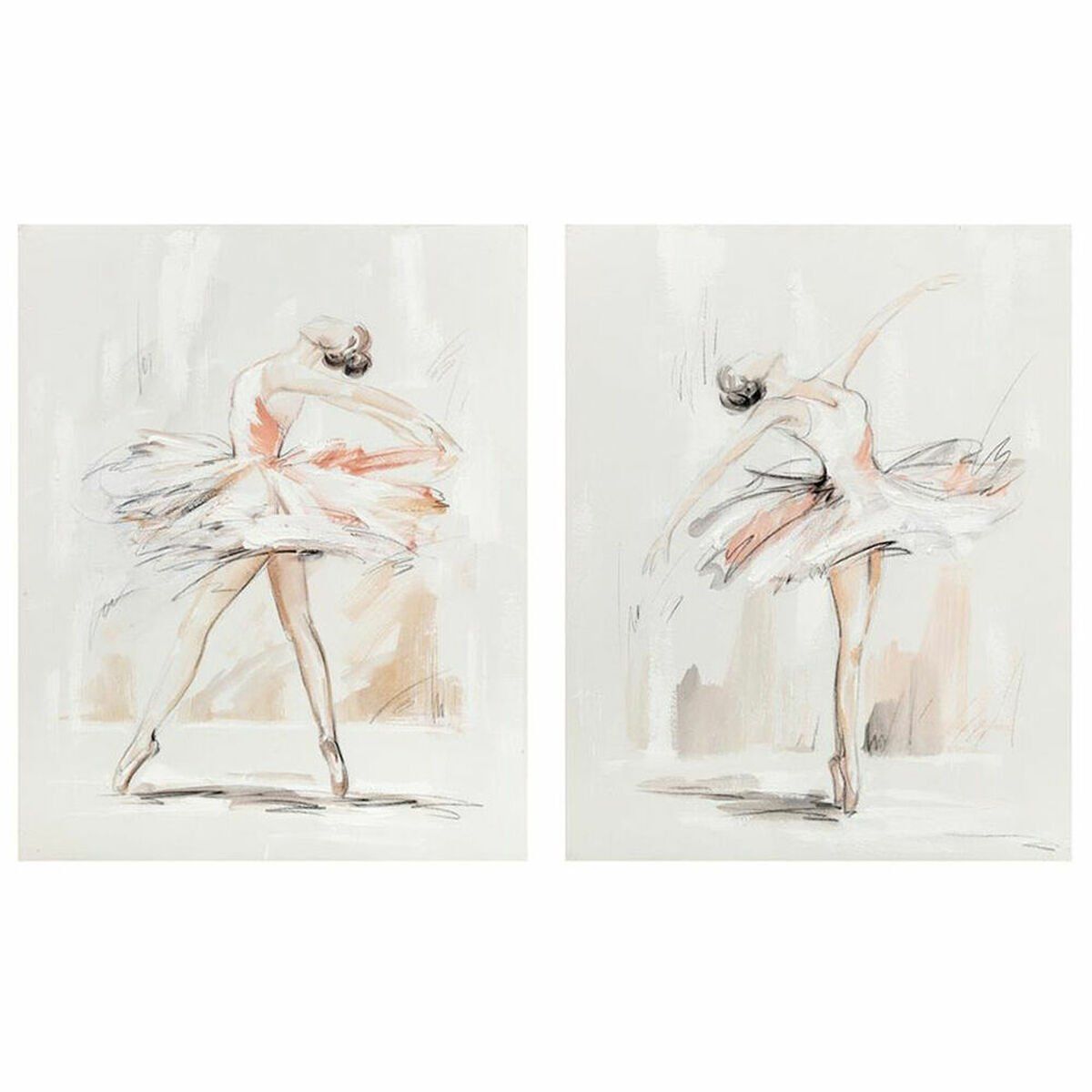 Lienzo DKD Home Decor Pino Lienzo 80 x 3,7 x 100 cm
