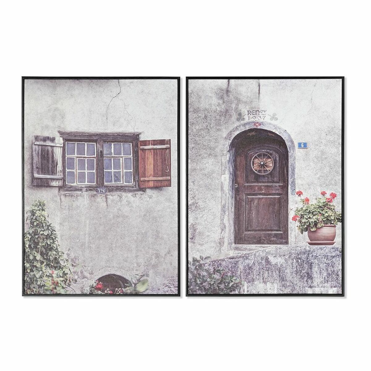 Lienzo DKD Home Decor Poliestireno Lienzo 50 x 2,8 x 70 cm