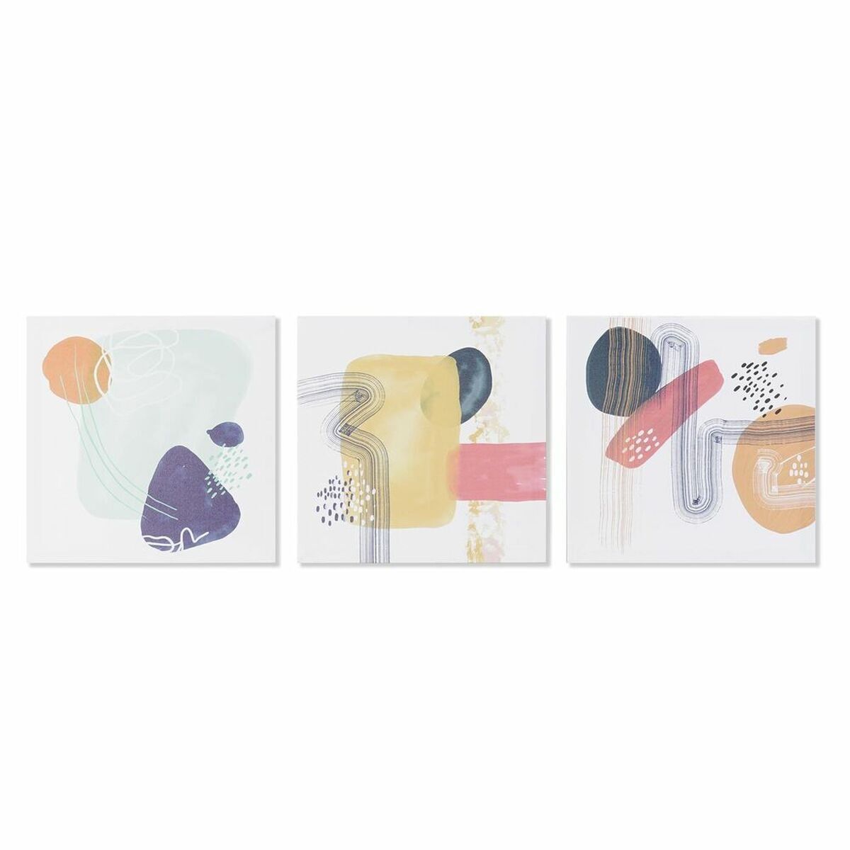 Lienzo DKD Home Decor Pino Lienzo 40 x 1,8 x 40 cm
