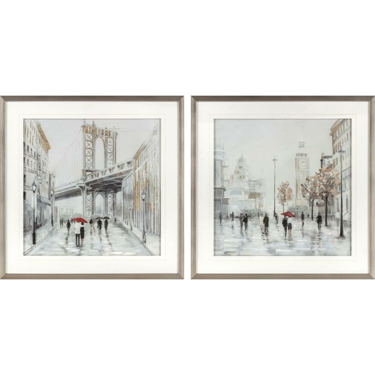 Lienzo DKD Home Decor Poliestireno Lienzo 60 x 3 x 60 cm 63 x 3 x 63 cm