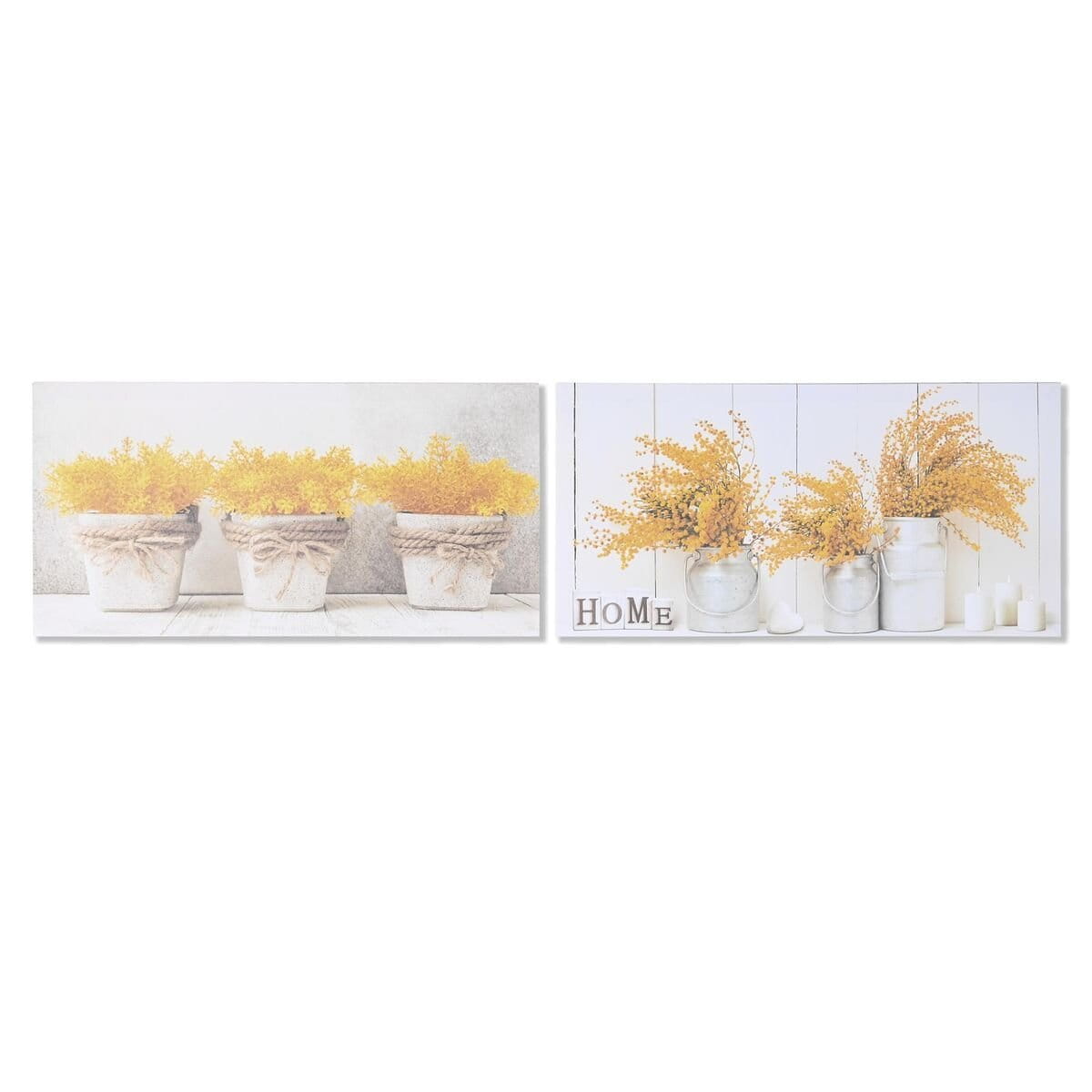 Lienzo DKD Home Decor Pino Lienzo 60 x 1,8 x 30 cm