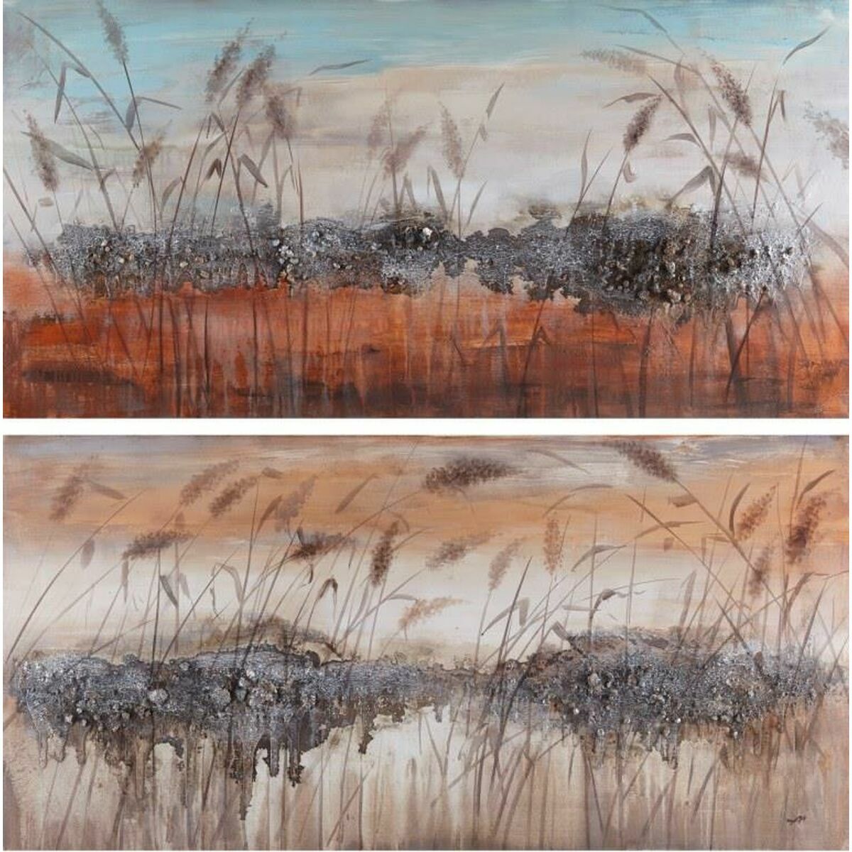 Lienzo DKD Home Decor Pino Lienzo 140 x 3,5 x 70 cm