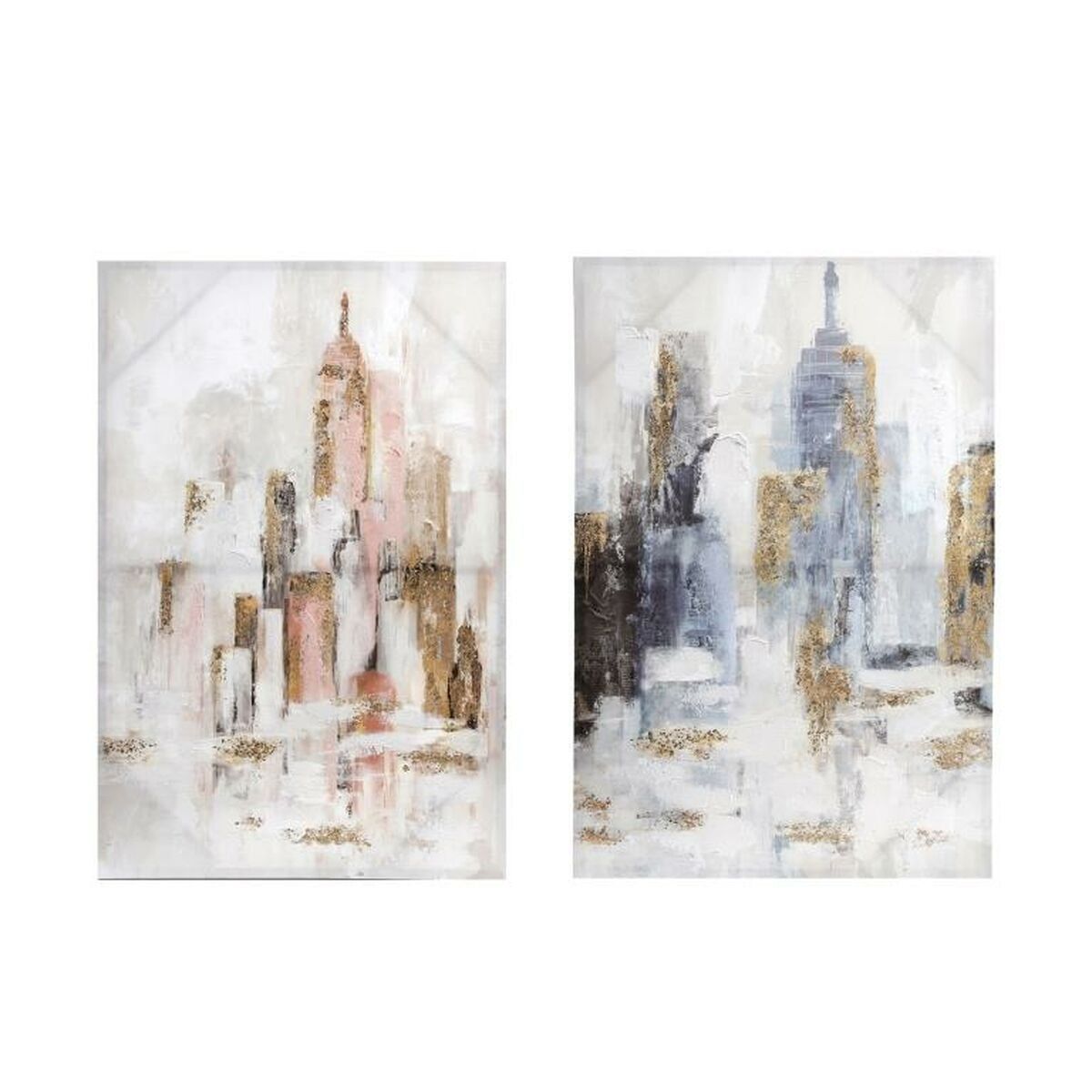 Lienzo DKD Home Decor Lienzo Madera MDF 90 x 3 x 60 cm 60 x 3 x 90 cm