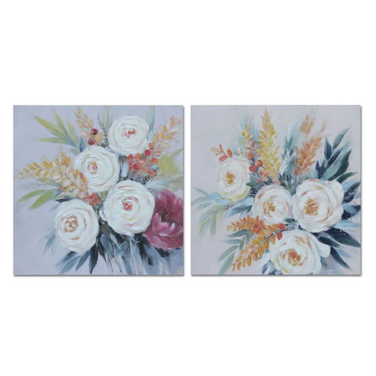 Lienzo DKD Home Decor Lienzo Madera MDF 80 x 2,8 x 80 cm
