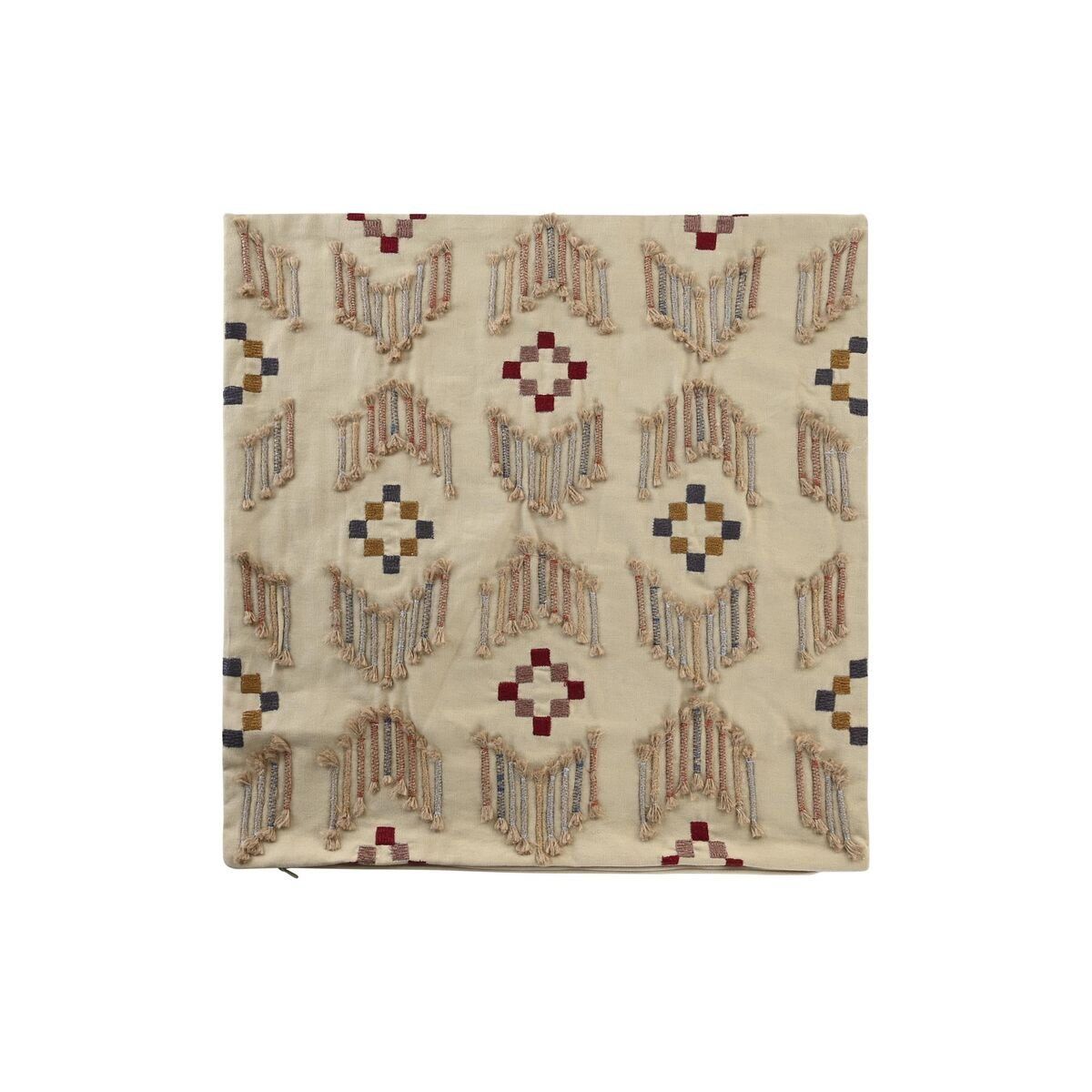 Funda de cojín DKD Home Decor Beige 50 x 1 x 50 cm