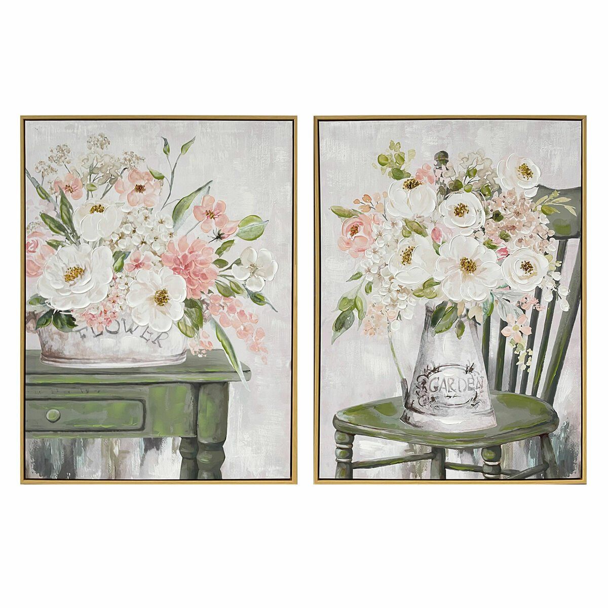 Lienzo DKD Home Decor Poliestireno Lienzo 60 x 3,5 x 80 cm
