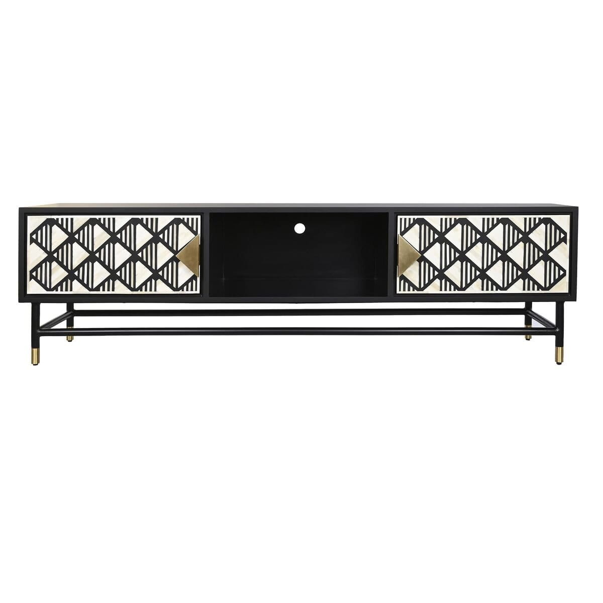 Mueble de TV DKD Home Decor Hueso Resina Madera MDF (170 x 40 x 50 cm)
