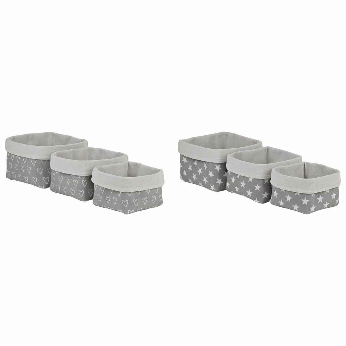 Juego de Cestas DKD Home Decor 23 x 23 x 16 cm