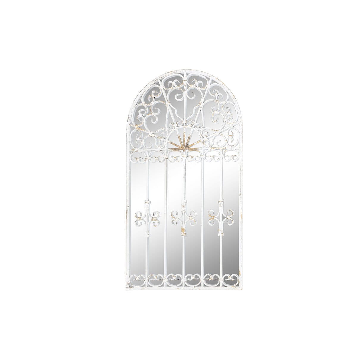 Espejo de pared DKD Home Decor Blanco Ventana 55 x 3 x 103,5 cm