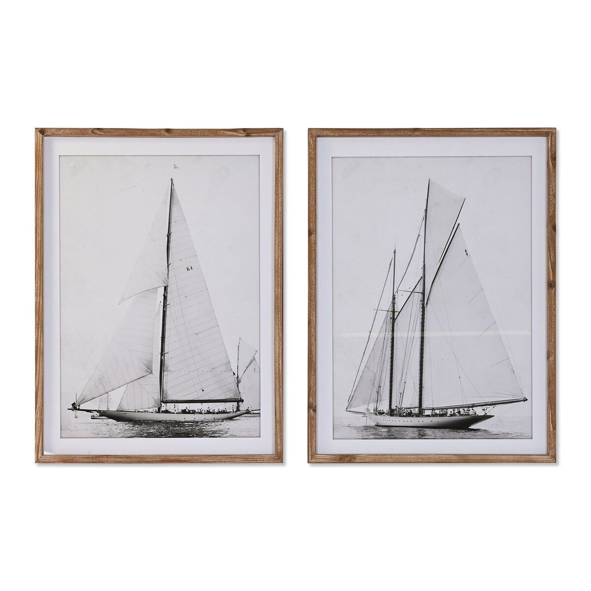 Cuadro DKD Home Decor Cristal Abeto 60 x 2.5 x 80 cm 60 x 2,5 x 80 cm (2 Unidades)