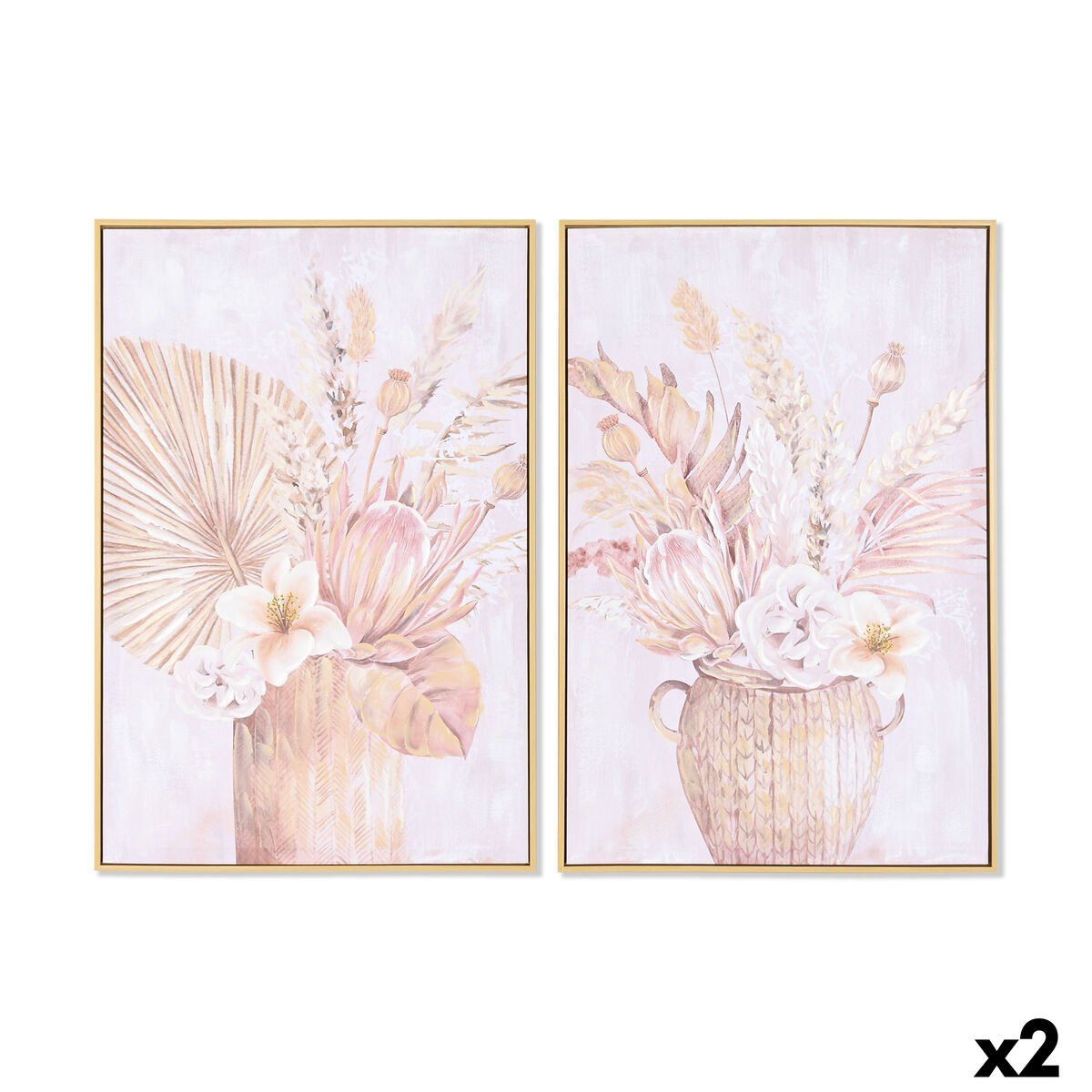 Lienzo DKD Home Decor Poliestireno Lienzo 60 x 3,5 x 90 cm