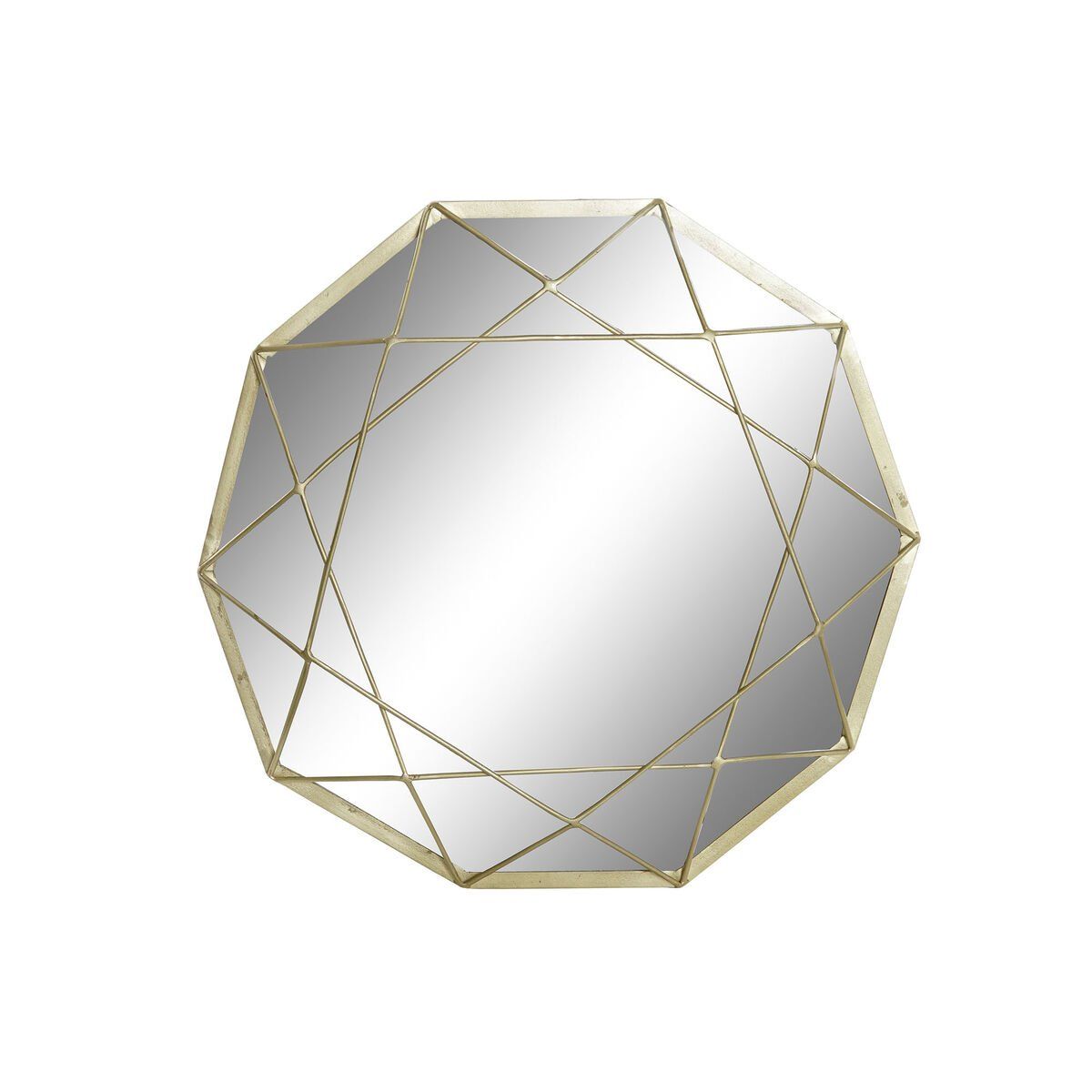 Espejo de pared DKD Home Decor Dorado 50 x 5 x 52 cm