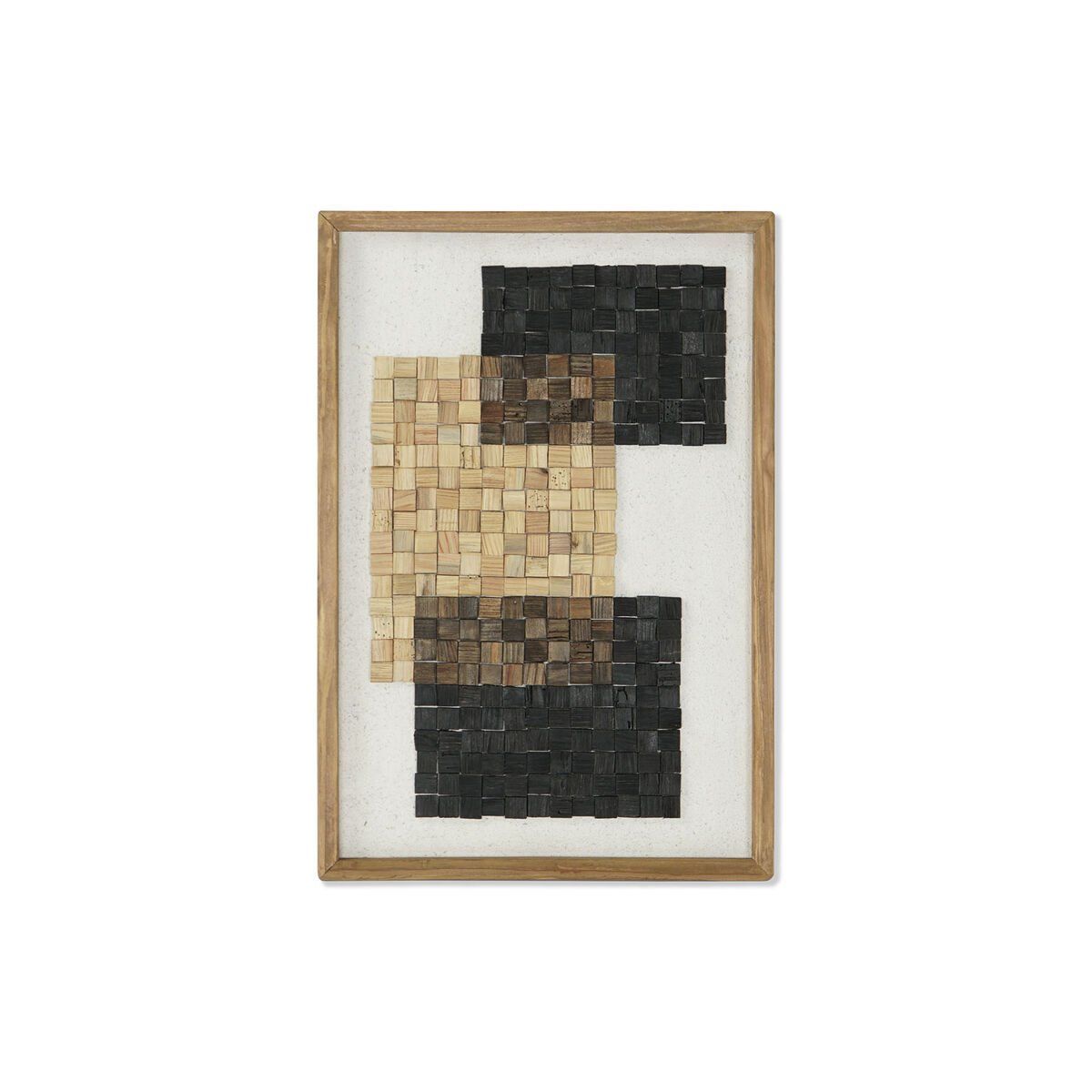Cuadro DKD Home Decor Cristal Madera Reciclada 42 x 4 x 62 cm