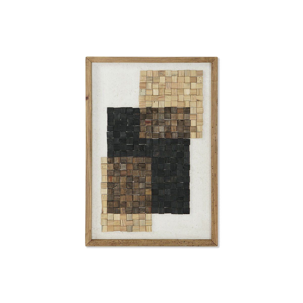Cuadro DKD Home Decor Cristal Madera Reciclada 42 x 4 x 62 cm