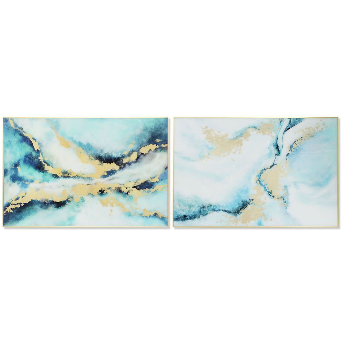 Cuadro DKD Home Decor Aluminio Cristal 80 x 2,5 x 120 cm 120 x 2,5 x 80 cm