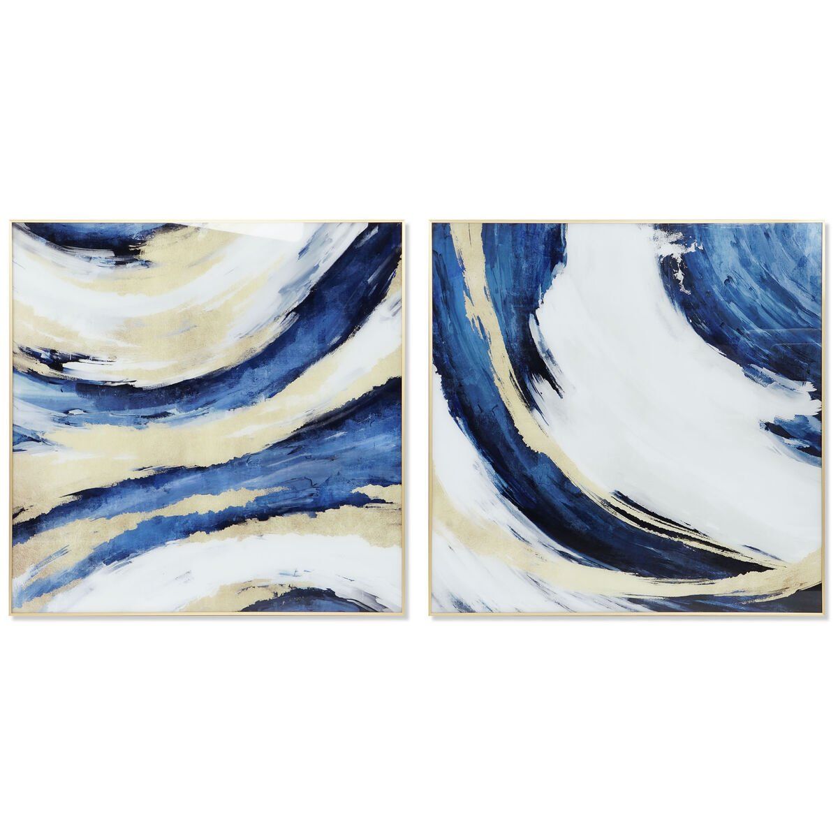 Cuadro DKD Home Decor Aluminio Cristal 100 x 2,5 x 100 cm
