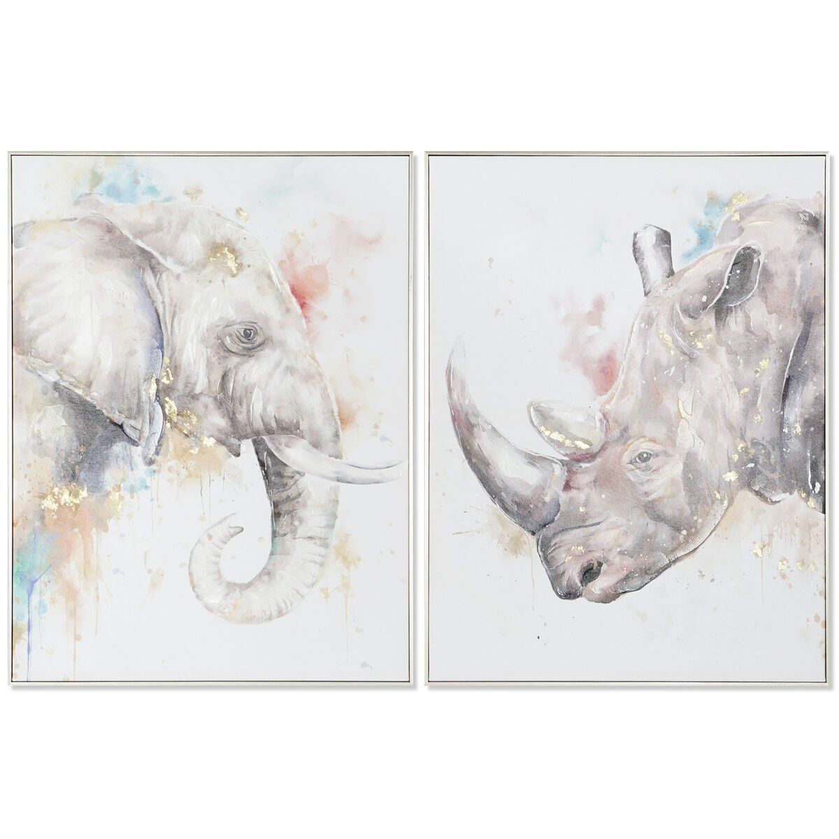 Lienzo DKD Home Decor Poliestireno Lienzo 60 x 3,5 x 80 cm