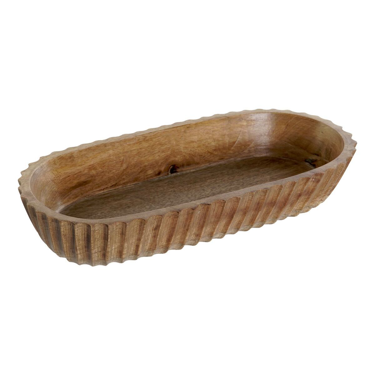 Centro de Mesa DKD Home Decor Natural Madera de mango 32 x 15 x 5 cm 31 x 15 x 5 cm