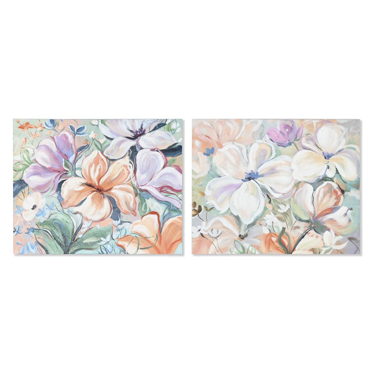 Lienzo Home ESPRIT Pino Lienzo 100 x 3,7 x 80 cm
